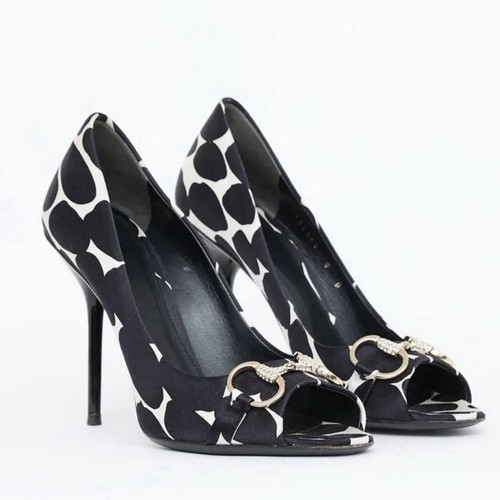 Gucci satin horsebit crystal - satin,