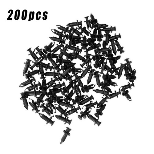 200pcs atv nylon - nylon, black