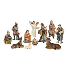 Creative Christmas Nativity Figurines Crib Nativity Manger Church Religious