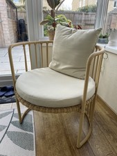 Round Armchair - Hand-woven synthetic rattan with Cushion