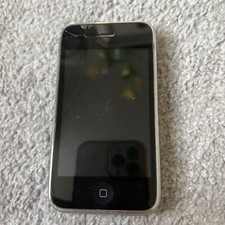 Apple iPhone 3GS - 8GB - Black (Unlocked) A1303 (GSM), cracked. Not Turning On
