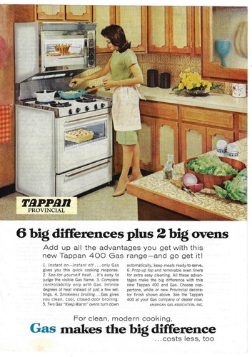 Tappan double oven gas - double, stove