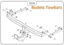 Renault Megane Tow Bar MK3 Hatch &Coupe 2008 to 2017 - Tow Trust Flange Tow Bars