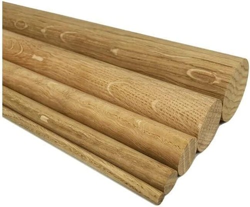 Oak dowel 25mm rods - oak,