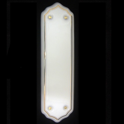 Ceramic door finger plate - door,