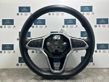 VW TRANSPORTER T6 FLAT BOTTOM LEATHER STEERING WHEEL 2020 TO 2024 2GM419089P