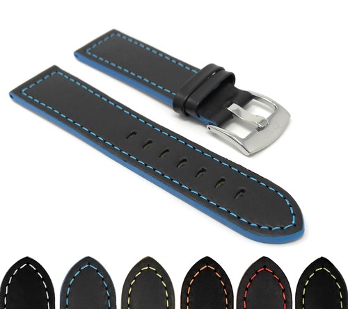 22mm two tone leather - two-tone,