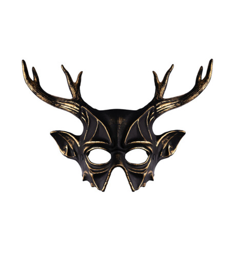 Deer head masquerade mask - deer,