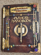Vintage Dungeons and Dragons D&D Players Handbook Core Rulebook 1