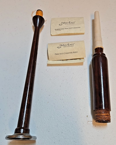 Rosewood practice chanter - rosewood,