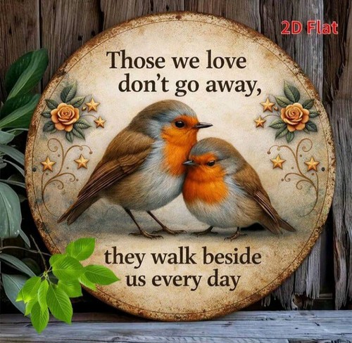 Rustic robin red breast - red,
