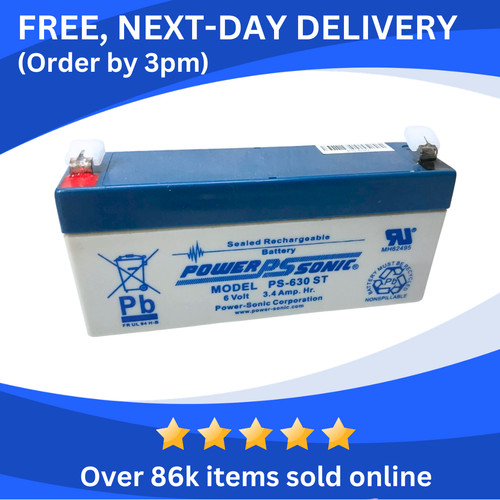 Powersonic 4ah alaris - 6v, 3.4ah