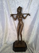 Bronze Erotic Female Sculpture