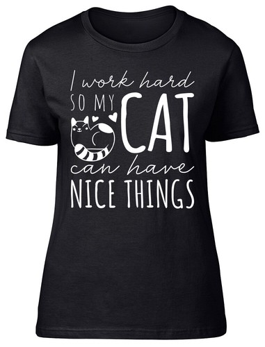 Work hard cat - cat, can