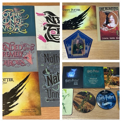 Harry potter lot - harry, postcards