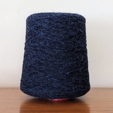 100% Pure Wool 2 Ply Navy Blue