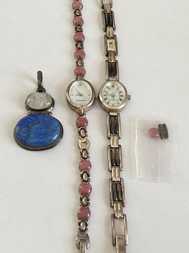 Sterling silver watch - sterling,