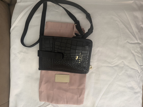 Radley black croc embossed - radley,