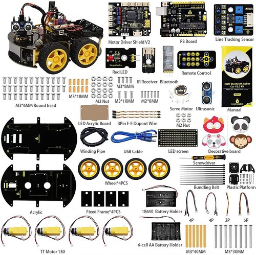 4wd programmable arduino smart - programmable,