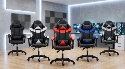 Swivel gaming chair leather - gaming,