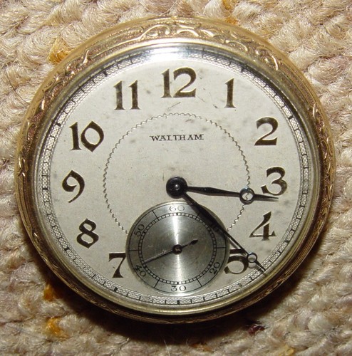 Vintage waltham pocket watch - pocket,