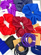 Hair Scrunchie & Elastics School Uniform colours girls hair accessory various