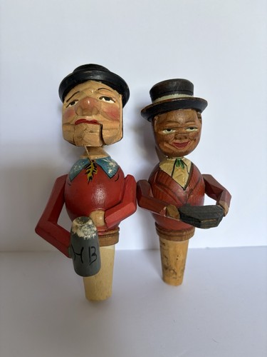 Vintage hand carved wooden - vintage,