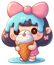 Colour Cute Ice Cream Wall Art