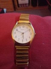 MENS GOLD PLATED ROJAS QUARTZ
