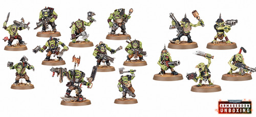 Ork boyz gretchin - boyz, +