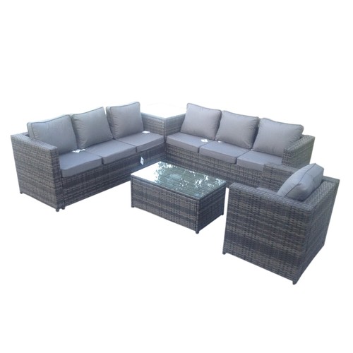 Seater lounge rattan - 7,