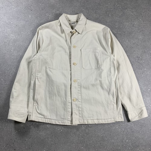 Uniqlo jacket mens - large, beige