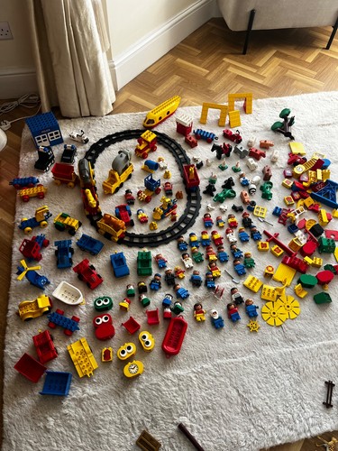 Vintage lego duplo train - train, track