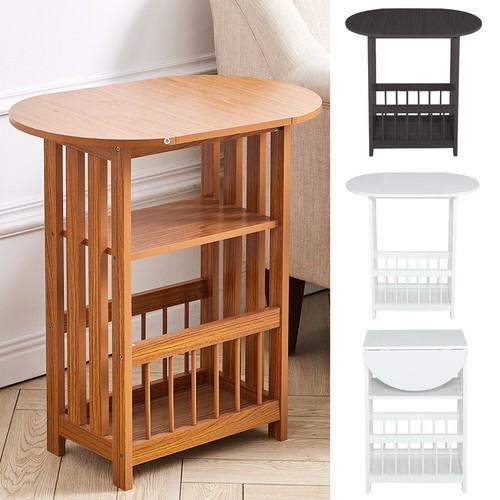 Tier wooden folding side end - tier,