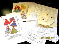 McCalls 1940s  Rag Dolls Sewing Pattern 1014 Upside Down Doll 1656 Red Riding  Z