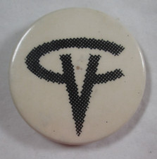 Cabaret Voltaire Vintage 1970s Pin Button Badge Post Punk New Wave Synth White