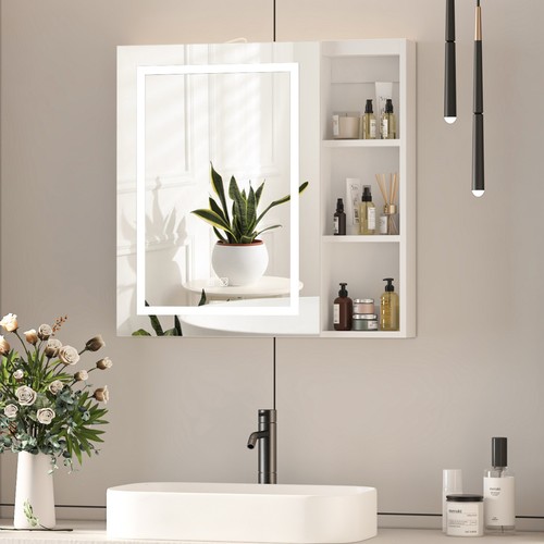 Bathroom mirror cabinet with - bathroom,