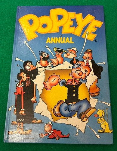 Popeye annual hardback - hardback, 1989