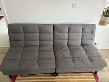 Modern Grey Fabric 2-Seater