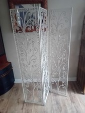 Ornate Jewelled 3 Panel Room  Divider / Partition Screen