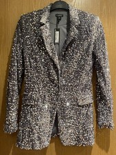 VELVET SEQUIN PLUNGE FRONT