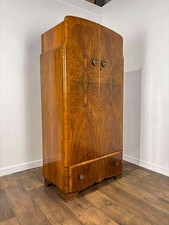 Art Deco Figured Walnut Gents