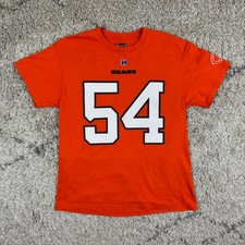 Men's NFL Team Apparel T-shirt Large Chicago Bears graphic tee orange