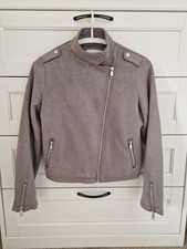 Girls grey suede-look