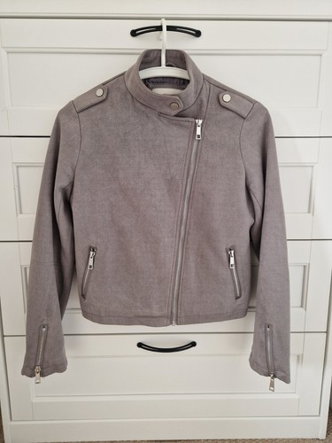 Girls grey suede look - girls, suede-look