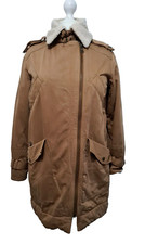 WHISTLES brown coat size 10