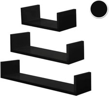 U Shaped Floating Shelve Wall