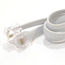 2m FLAT RJ12 6P6C to RJ12 6P6C