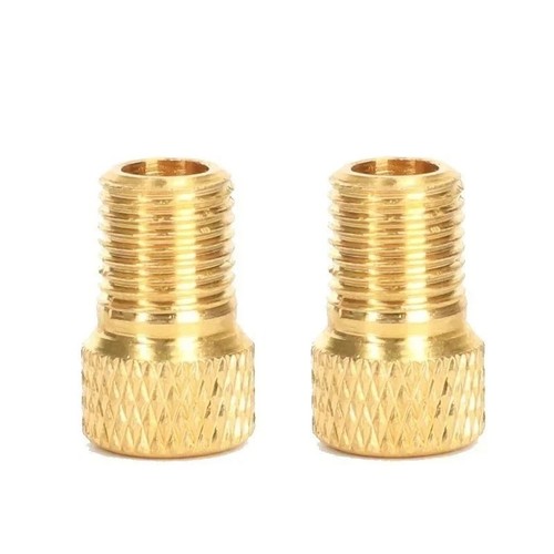 Brass adaptor presta - brass,