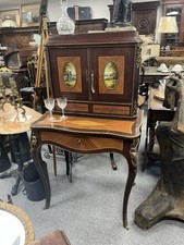 Magnificent Antique French Louis XV Kingwood Bonheur de Jour Ladies Writing Desk